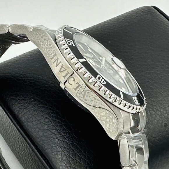 BRAND NEW Invicta Pro Diver Sub-Mariner AUTOMATIC Black Dial SS Bracelet Watch - Picture 8 of 10
